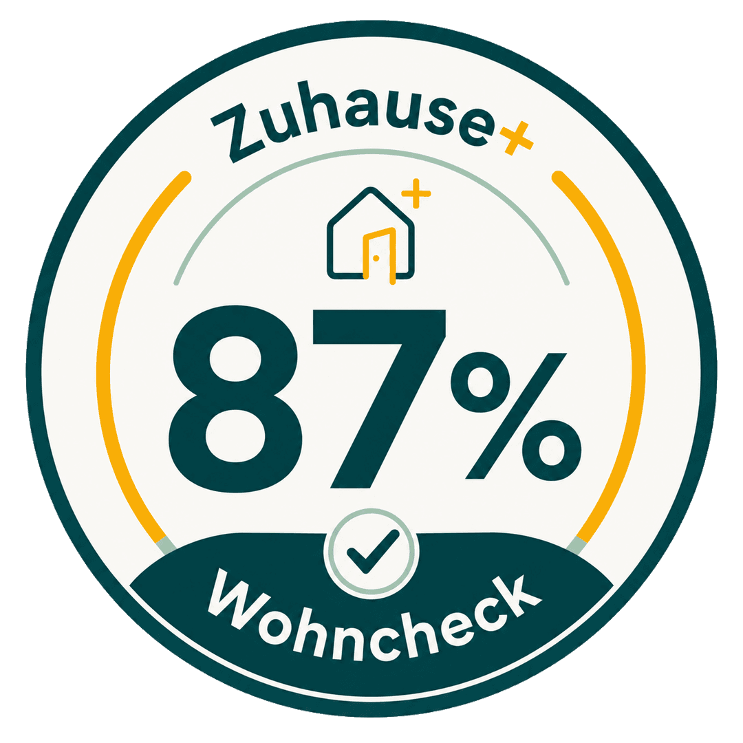 Zuhause+ Wohncheck 87 Prozent